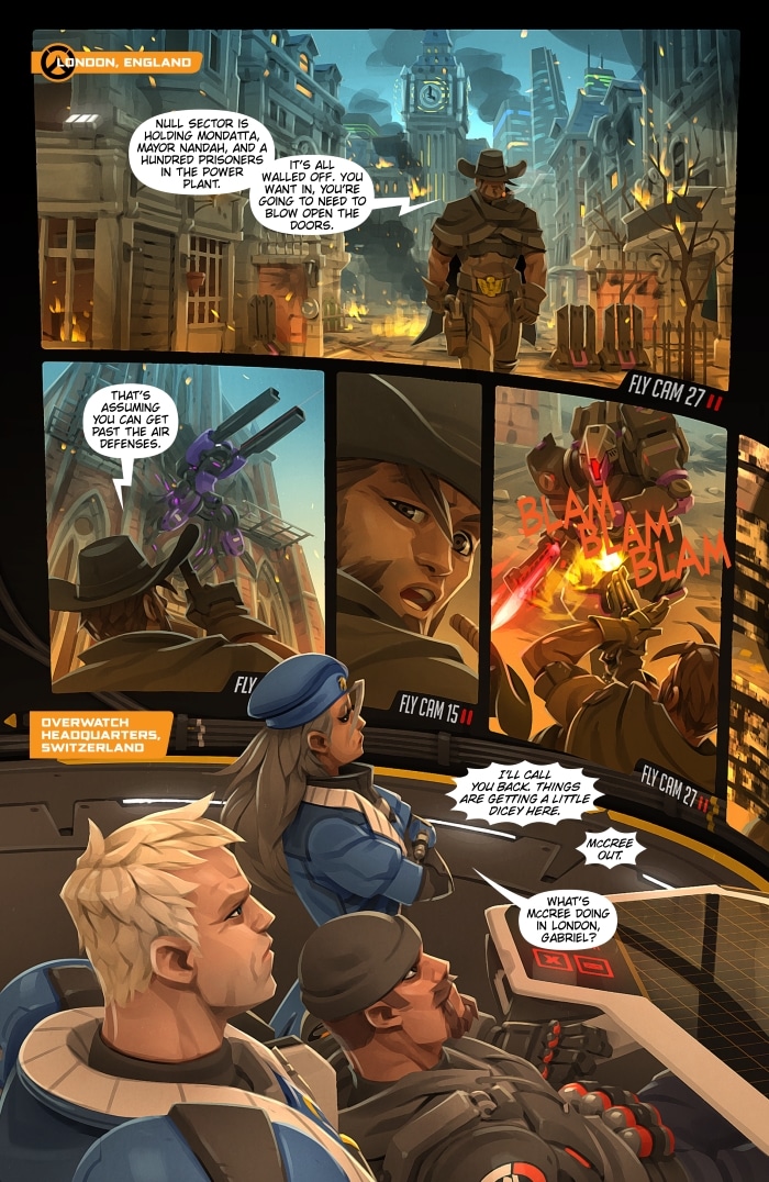 Overwatch Comic Artwork